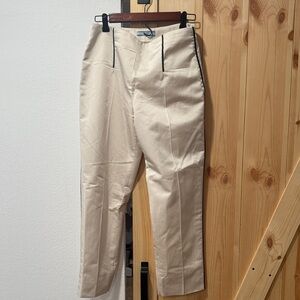 Prada Cream Women's Trousers